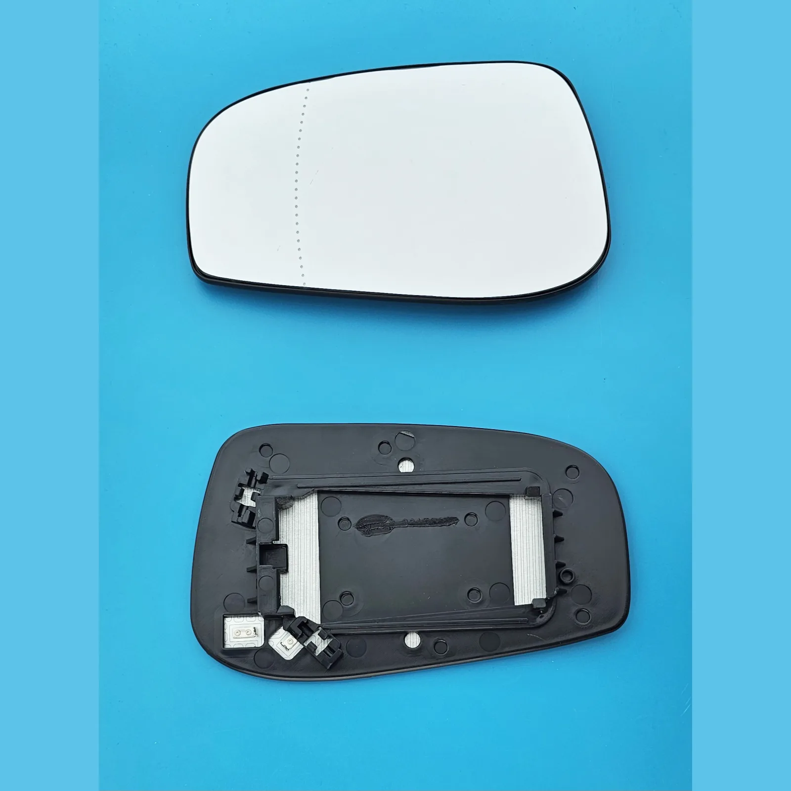Volvo S80 Clip-on Wing Mirror Glass 1999-2006 — Heated, Wide Angle — Left Passenger Side