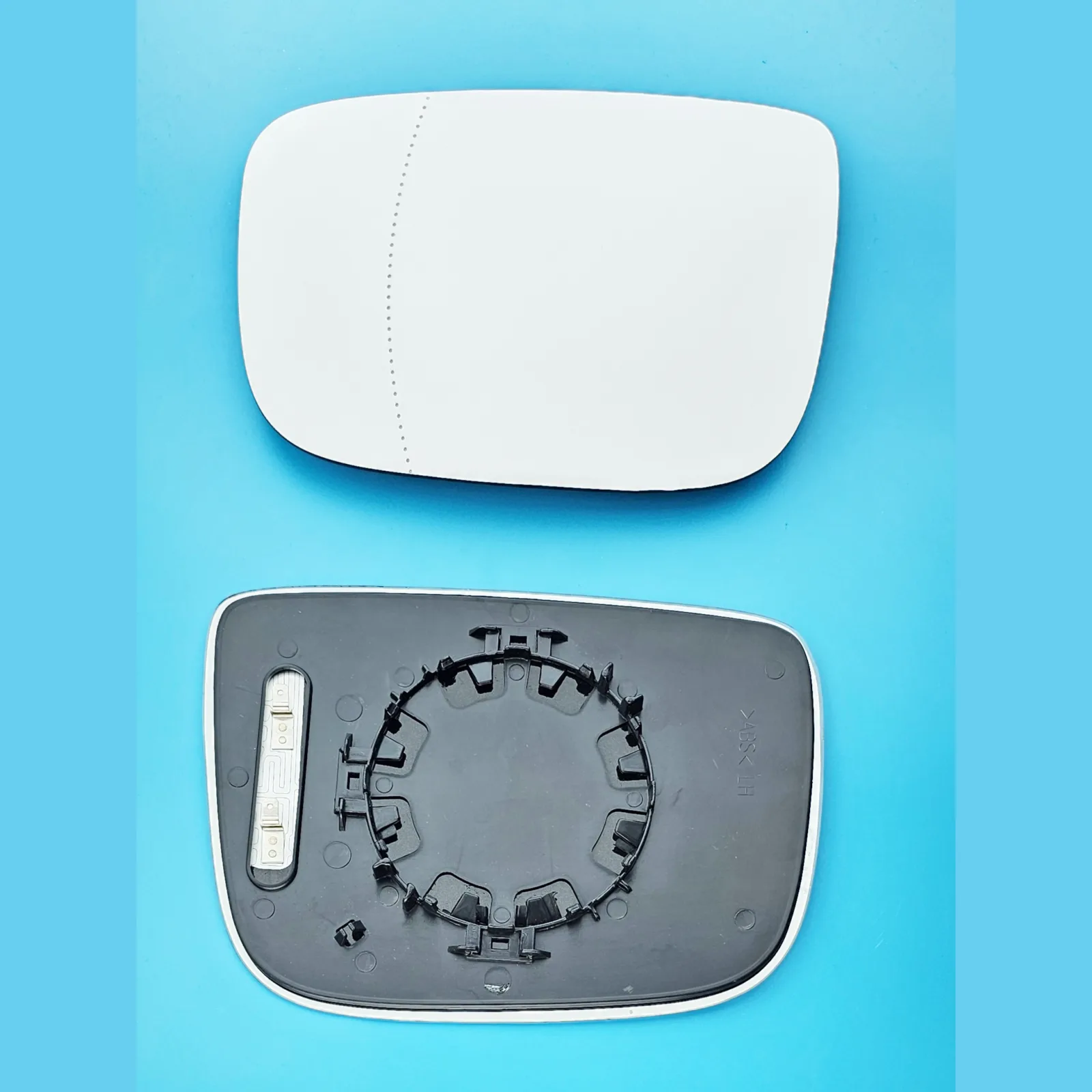 Volvo XC60 Clip-on Wing Mirror Glass 2009-2017 — Heated, Wide Angle — Left Passenger Side