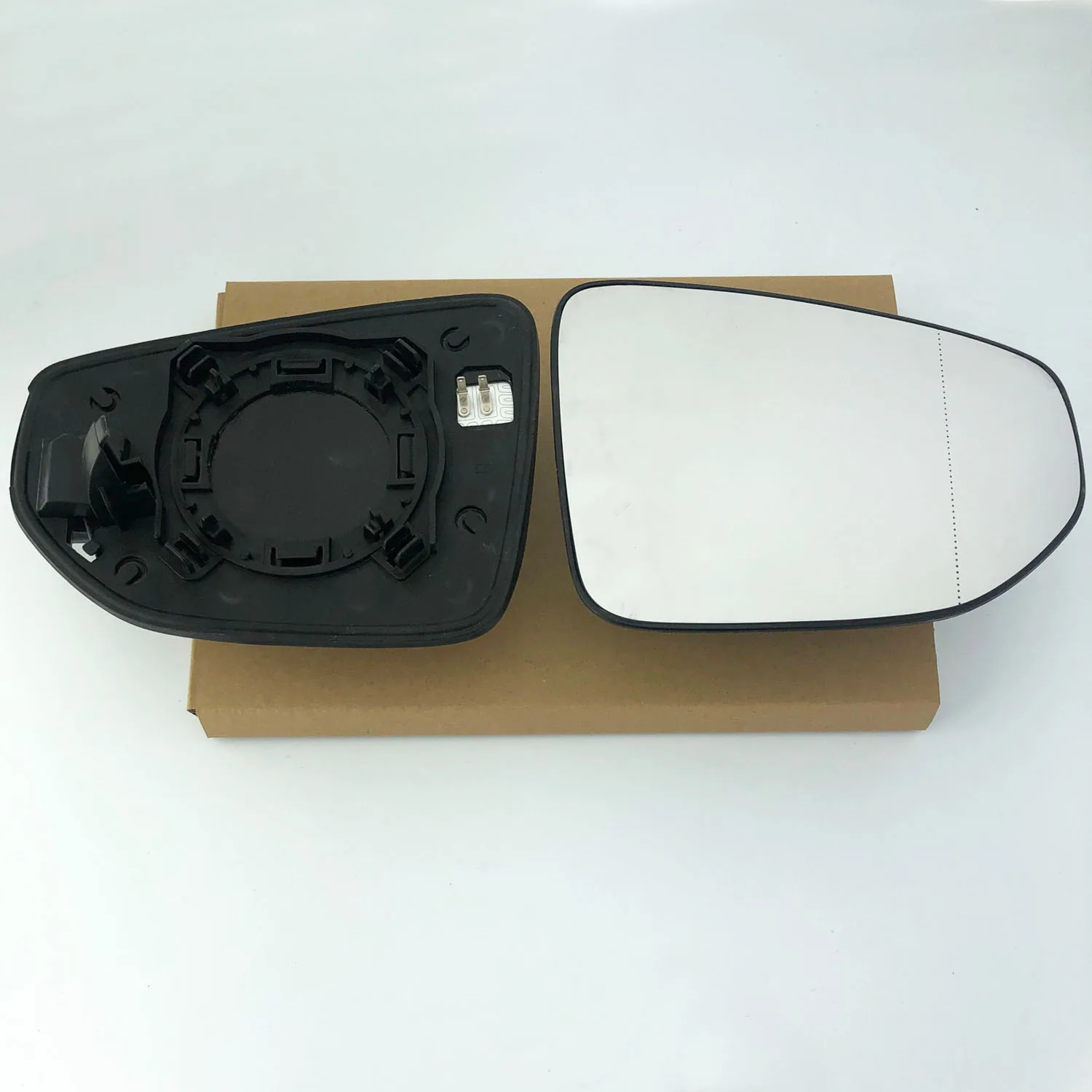 Clip on Wing Mirror Glass — Right Driver Side