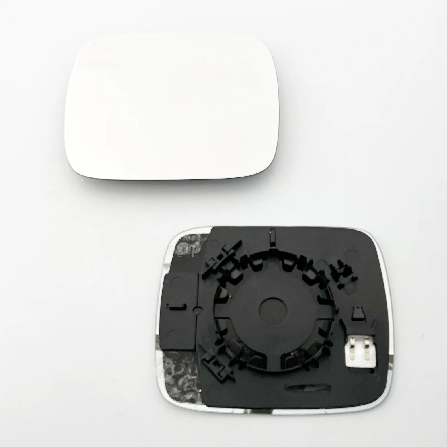Clip on Wing Mirror Glass — Left Passenger Side