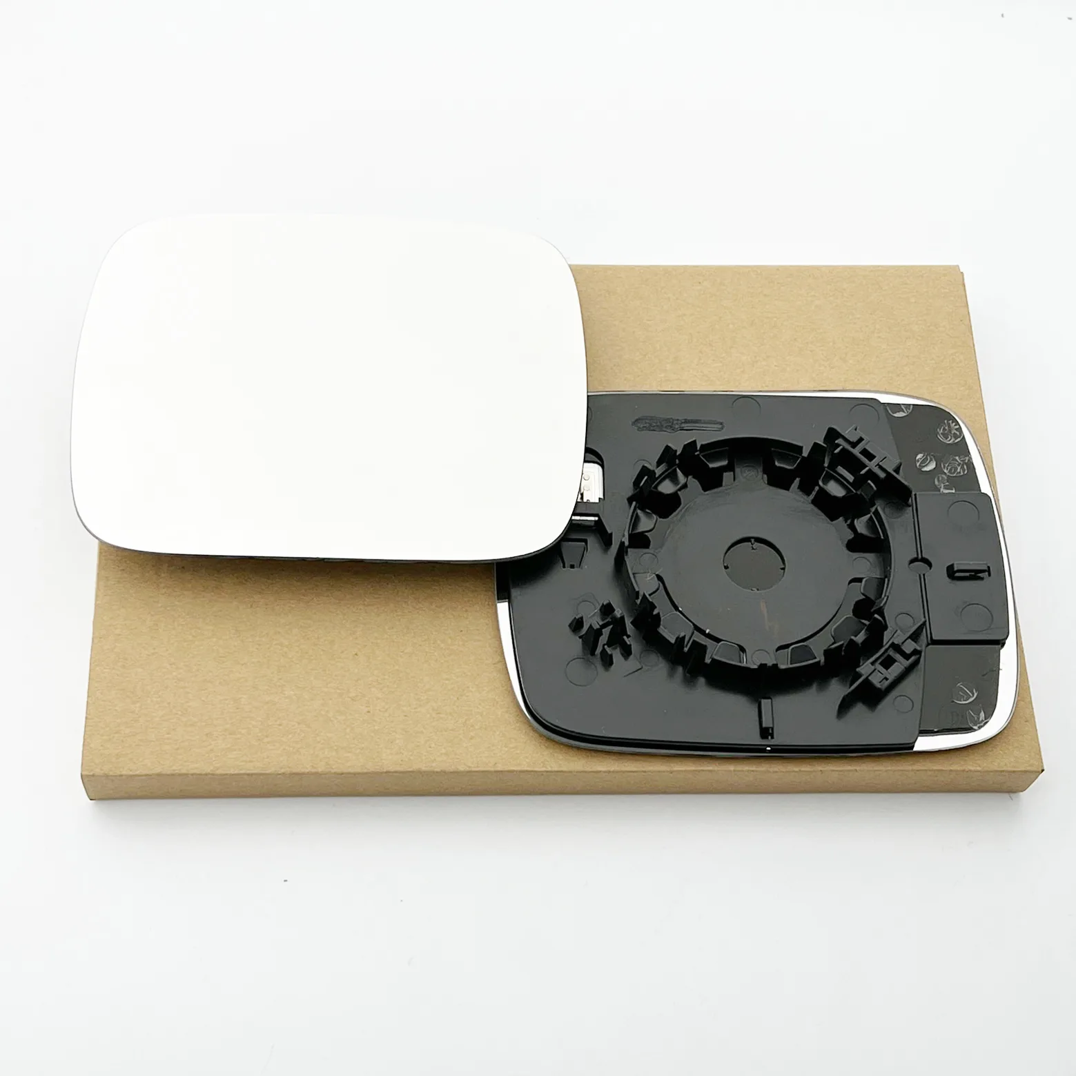 Clip on Wing Mirror Glass — Right Driver Side