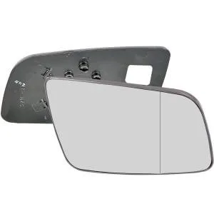 Vauxhall Astra Clip-on Wing Mirror Glass 1998-2004 — Heated, Convex — Right Driver Side
