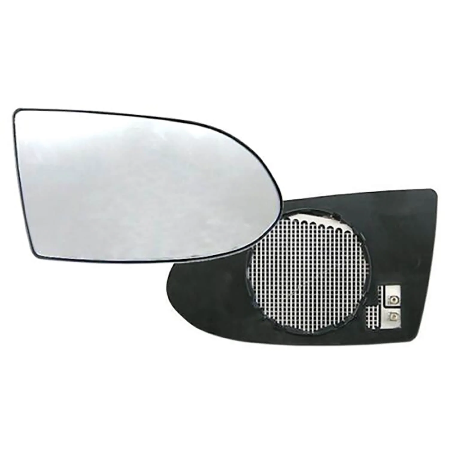 Clip on Wing Mirror Glass — Left Passenger Side