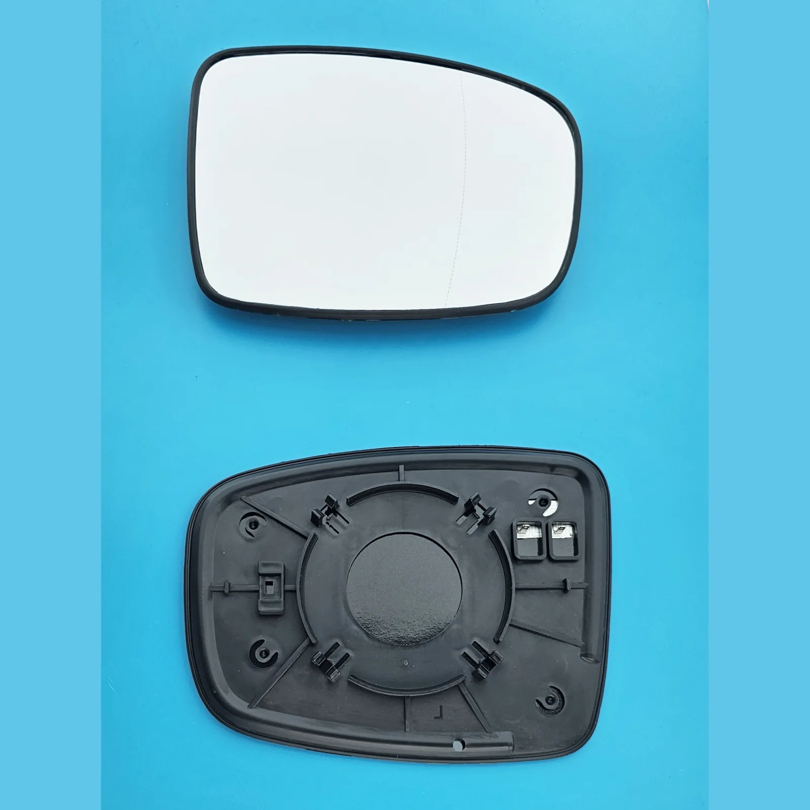 Clip on Wing Mirror Glass — Right Driver Side
