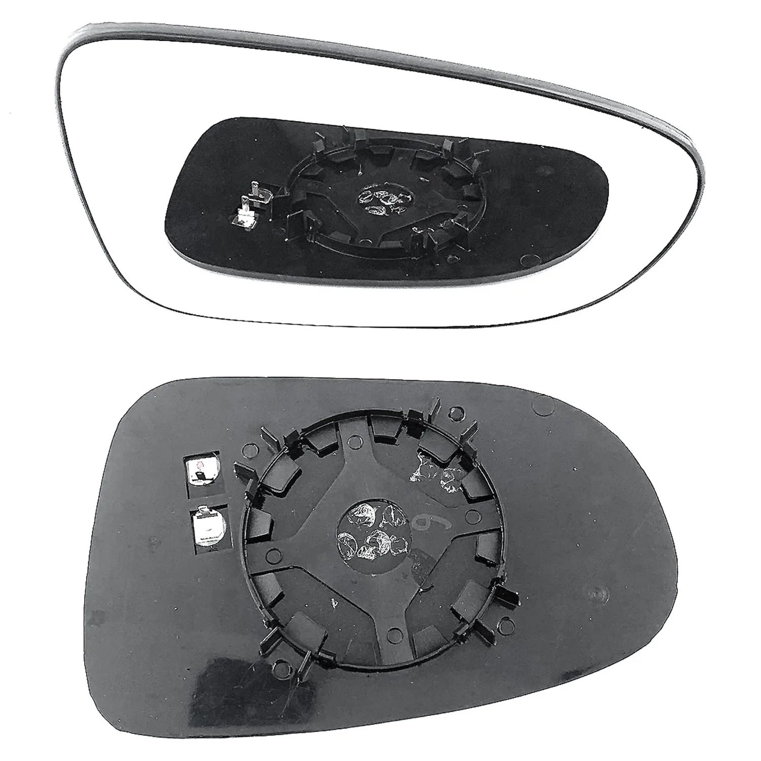 LTI TX2 Clip-on Wing Mirror Glass 2002-2006 — Heated, Convex, Twin Glass — Right Driver Side