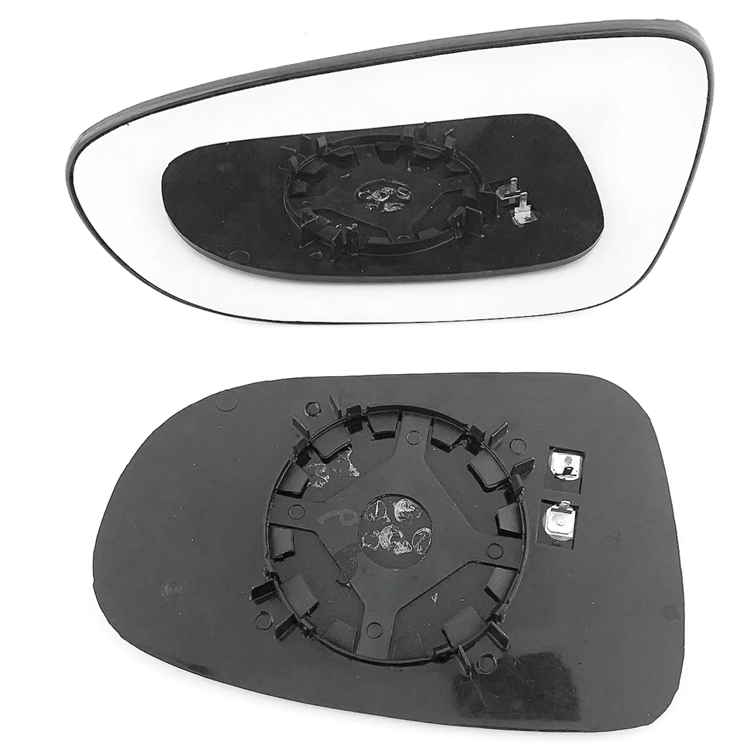 LTI TX2 Clip-on Wing Mirror Glass 2002-2006 — Heated, Convex, Twin Glass — Left Passenger Side