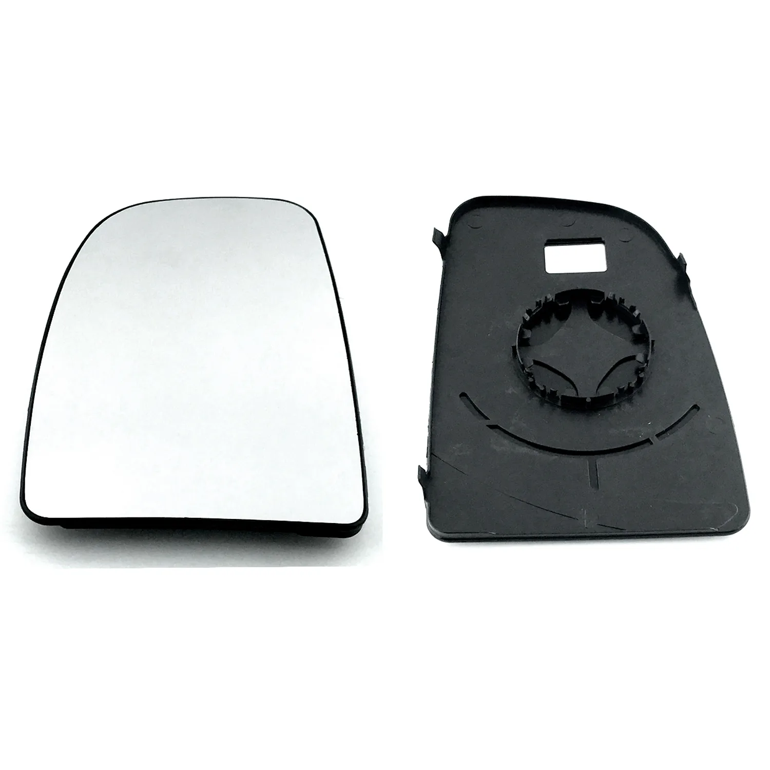 Citroen Jumpy Clip-on Wing Mirror Glass 2006-2024 — Heated, Convex — Left Passenger Side