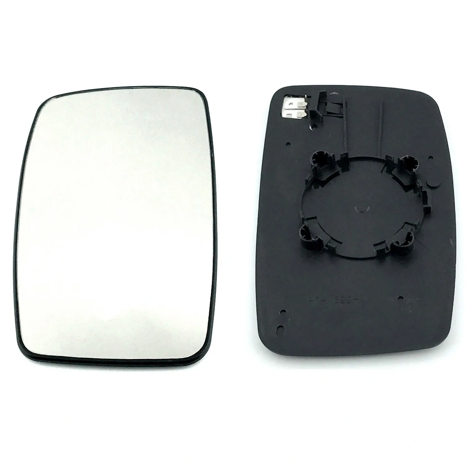 Fiat Scudo Clip-on Wing Mirror Glass 2007-2018 — Heated, Convex — Left Passenger Side