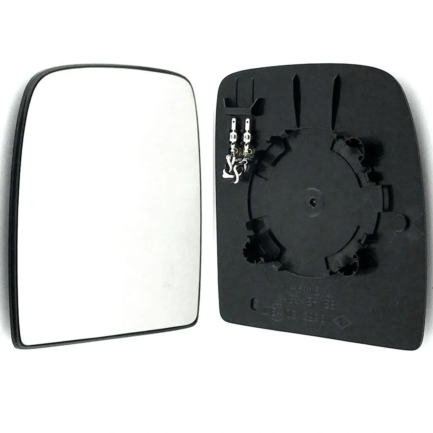Clip on Wing Mirror Glass — Left Passenger Side