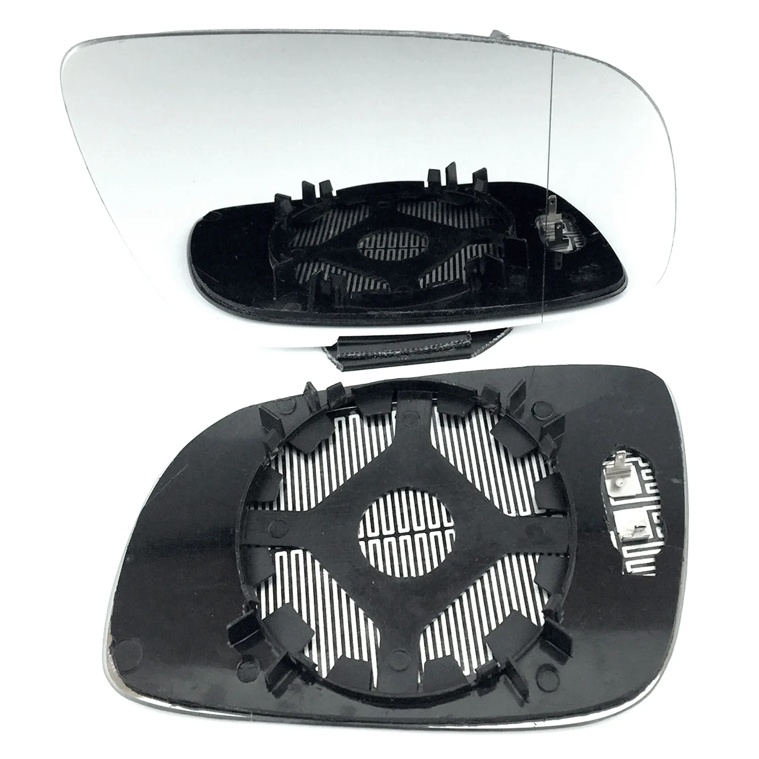 Honda Civic Clip-on Wing Mirror Glass 1996-2000 — Heated, Convex — Left Passenger Side