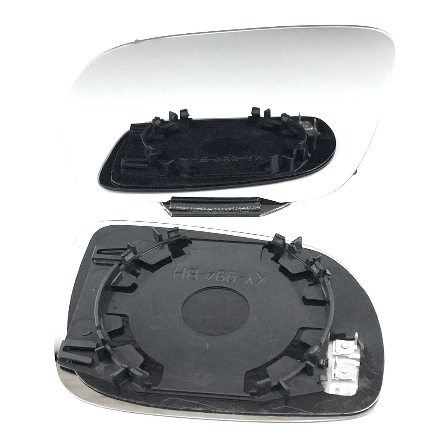 Honda Civic Clip-on Wing Mirror Glass 1996-2000 — Heated, Convex — Right Driver Side