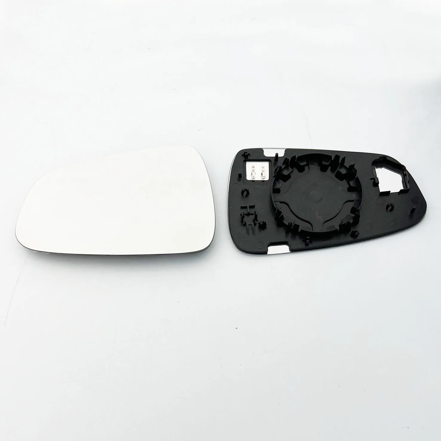 Tesla Model S Clip-on Wing Mirror Glass 2012 onwards — Heated, Convex — Left Passenger Side