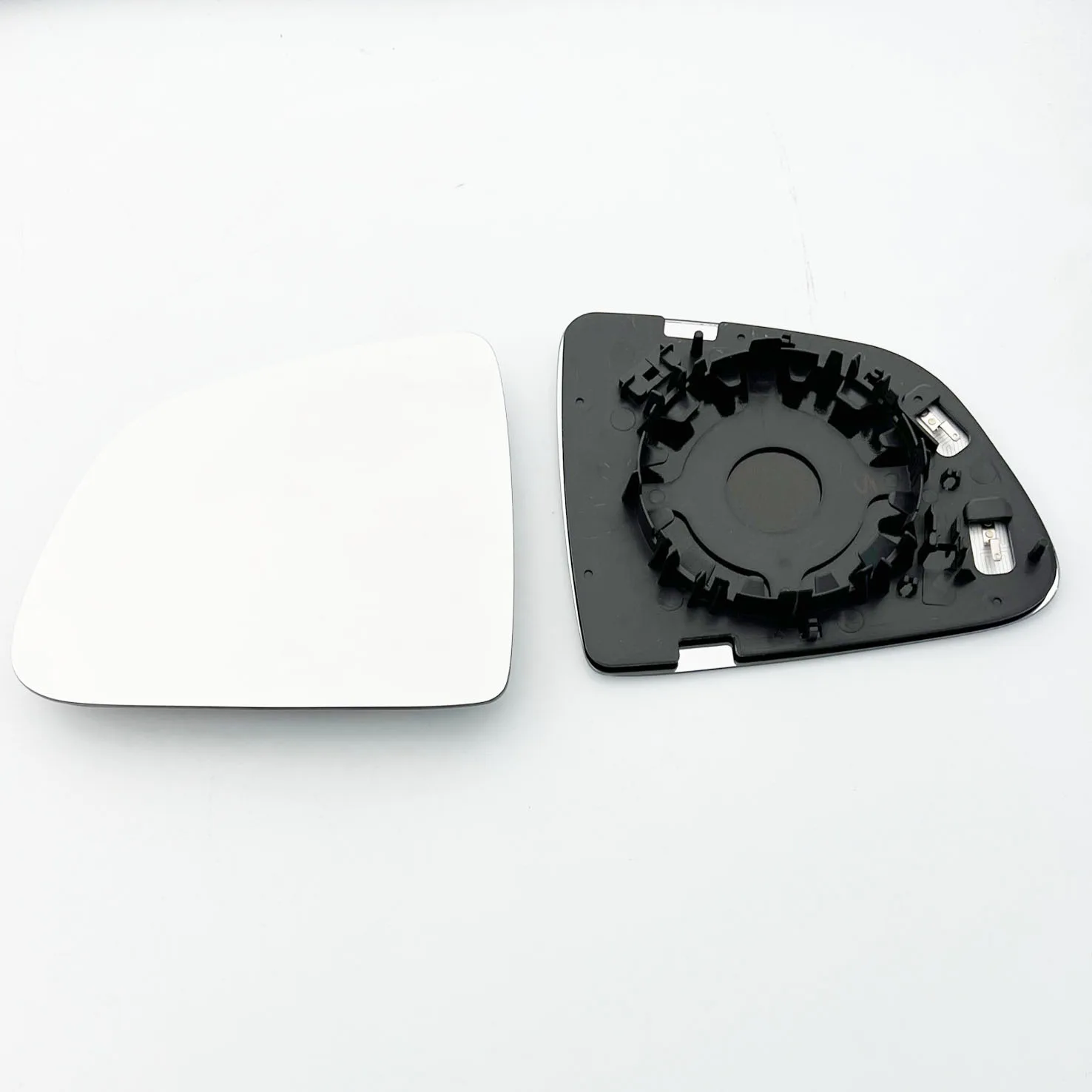 Clip on Wing Mirror Glass — Left Passenger Side