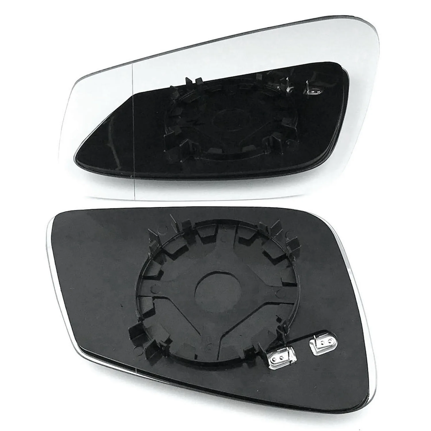 Clip on Wing Mirror Glass — Left Passenger Side