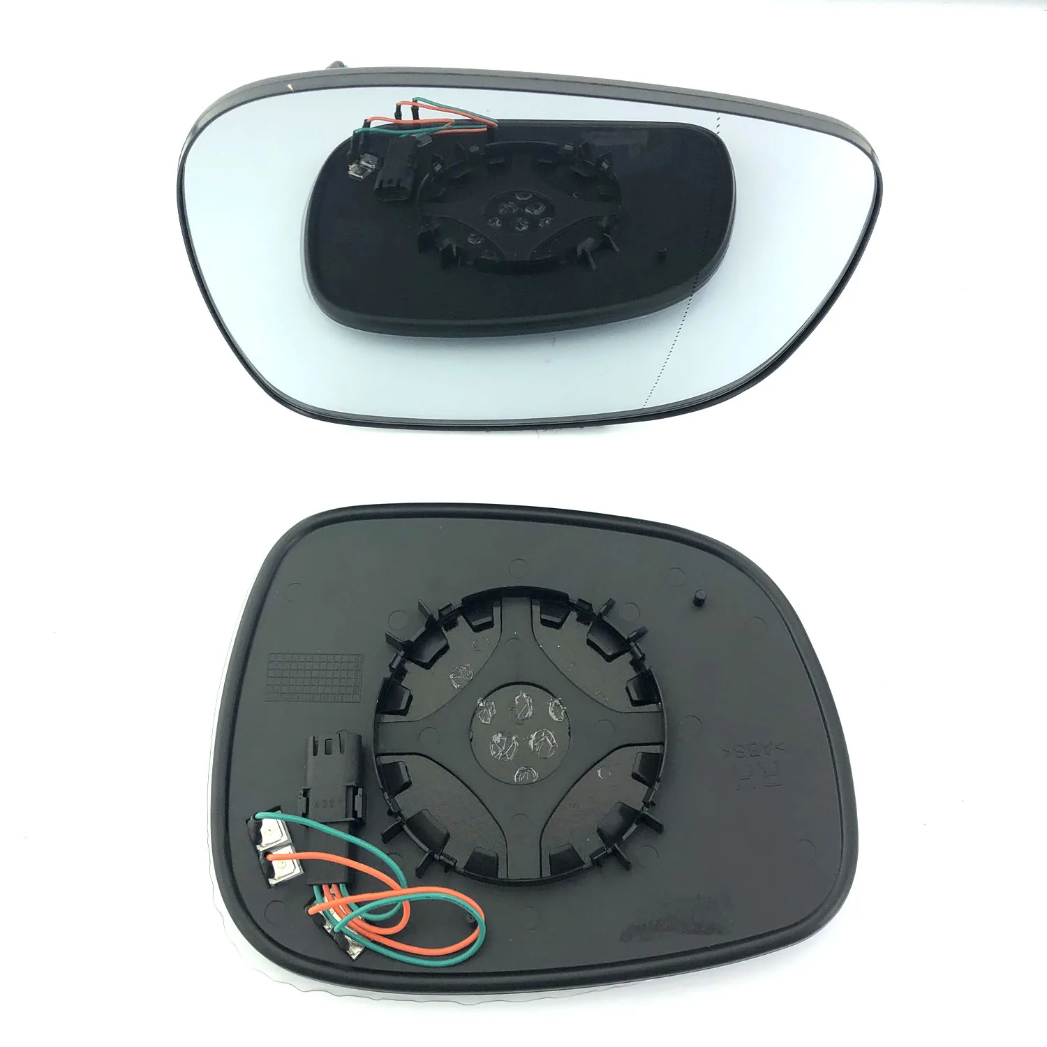 Clip on Wing Mirror Glass — Right Driver Side