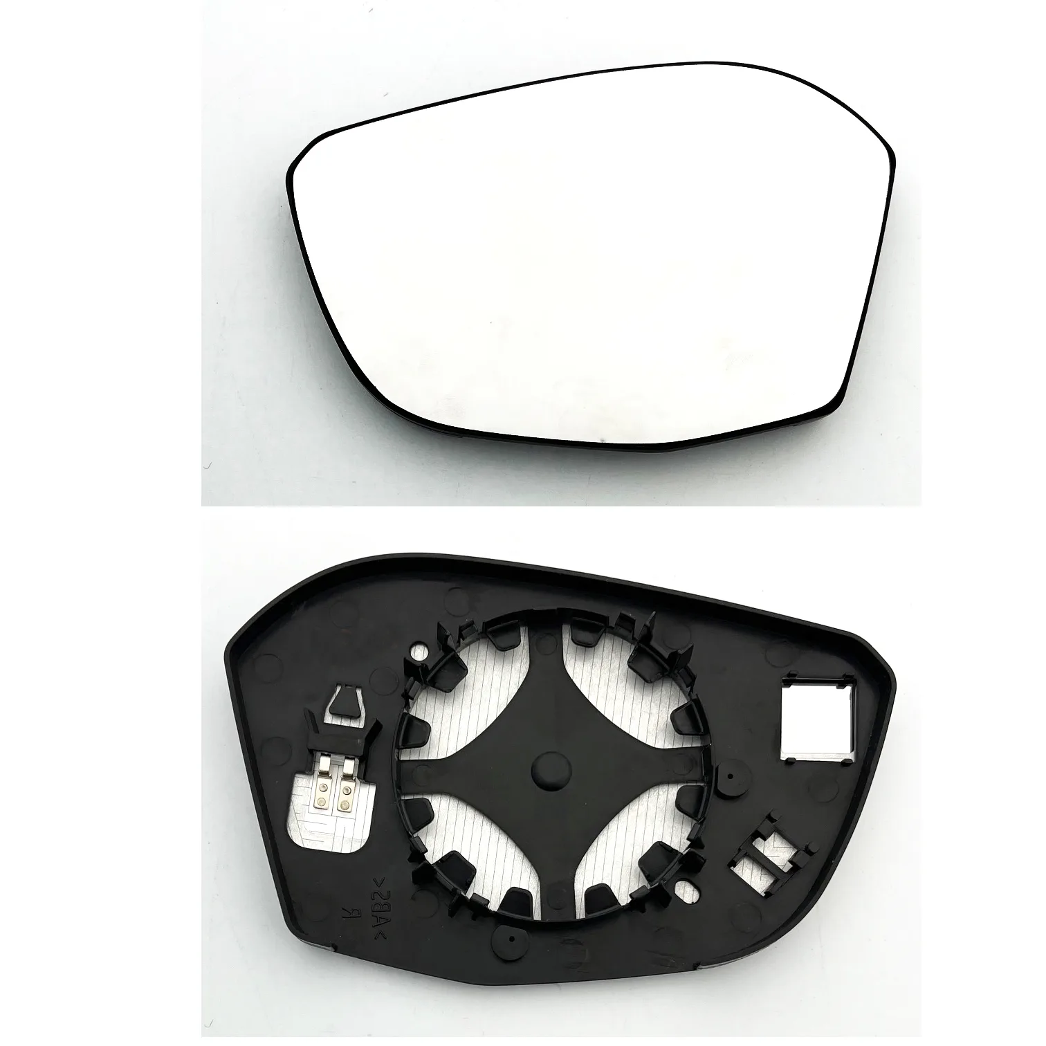 Peugeot 408 Clip-on Wing Mirror Glass 2023 onwards — Heated, Convex — Left Passenger Side