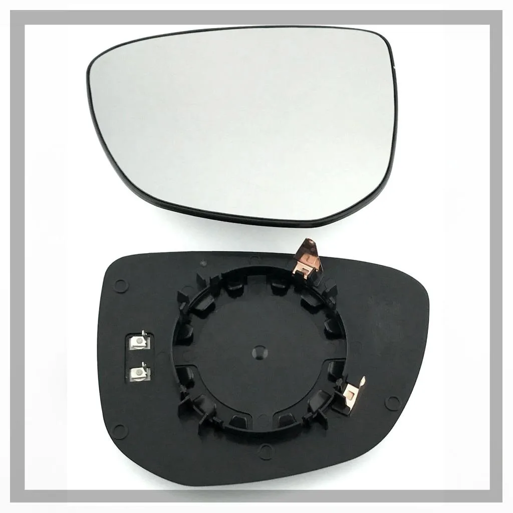 Clip on Wing Mirror Glass — Left Passenger Side