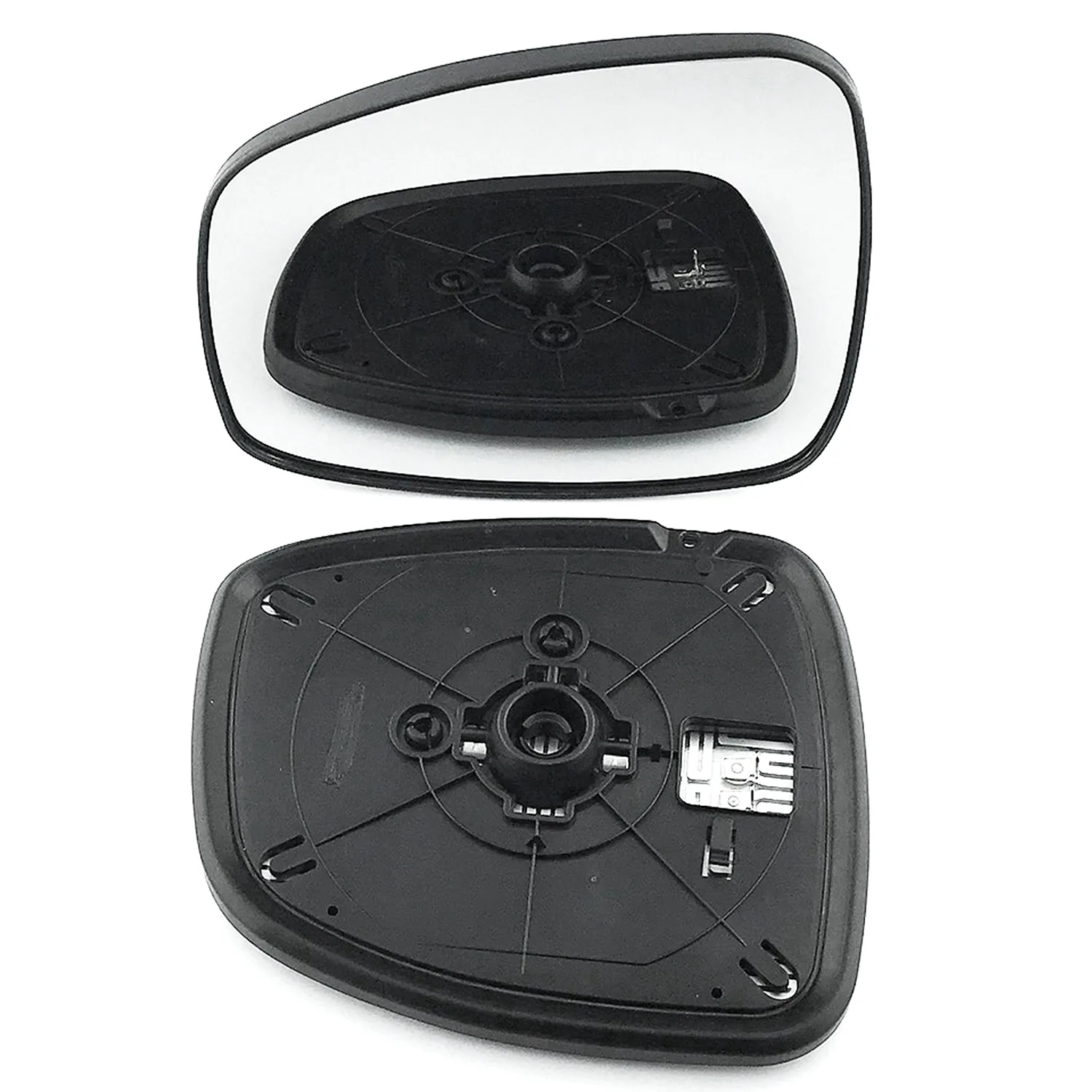 Fiat Sedici Clip-on Wing Mirror Glass 2012-2014 — Heated, Convex — Left Passenger Side