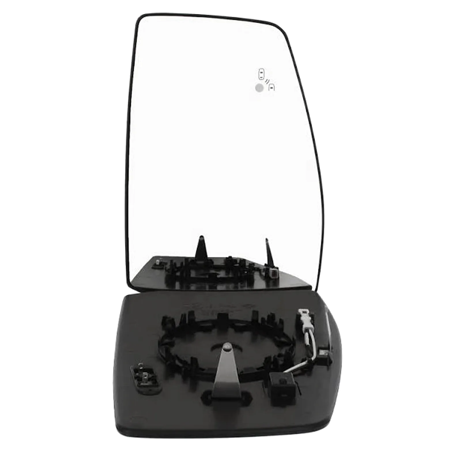 Ford Transit Custom Clip-on Wing Mirror Glass 2020-2023 — Heated, Wide Angle, Blind-Spot — Right Driver Side