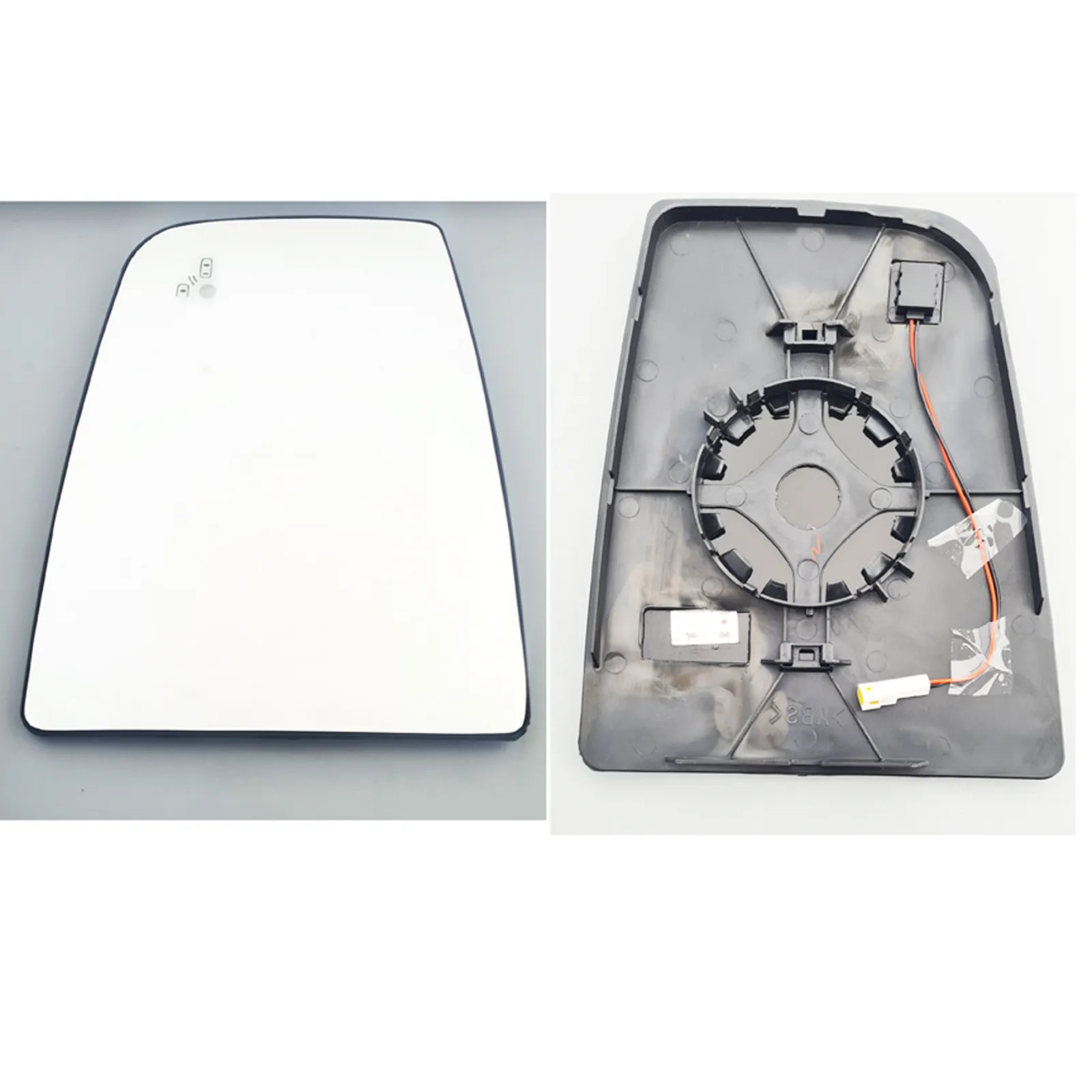 Ford Transit VAN Clip-on Wing Mirror Glass 2014-2025 — Heated, Wide Angle, Blind-Spot, Lane Assist — Left Passenger Side