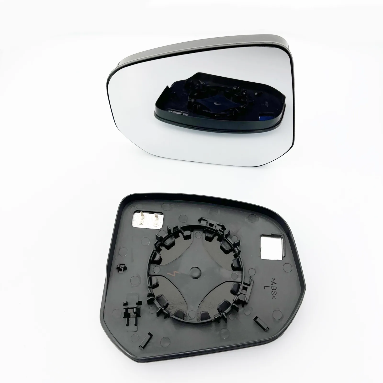 Ford Transit Tourneo Connect Clip-on Wing Mirror Glass 2019-2022 — Heated, Wide Angle, Chrome — Left Passenger Side