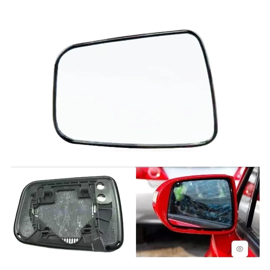 Honda Jazz Clip-on Wing Mirror Glass 2005-2008 — Heated, Convex — Left Passenger Side