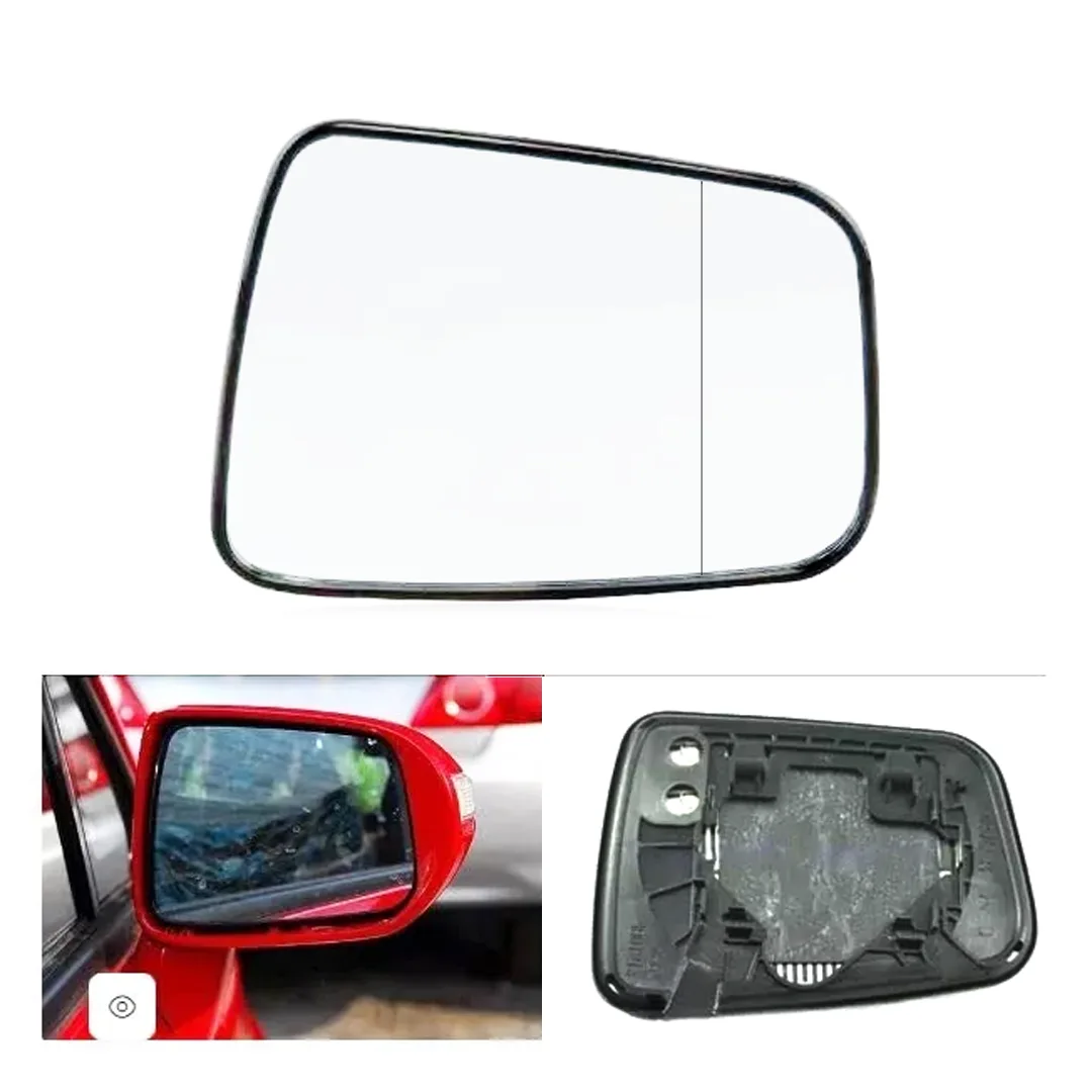 Honda Jazz Clip-on Wing Mirror Glass 2005-2008 — Heated, Convex — Right Driver Side