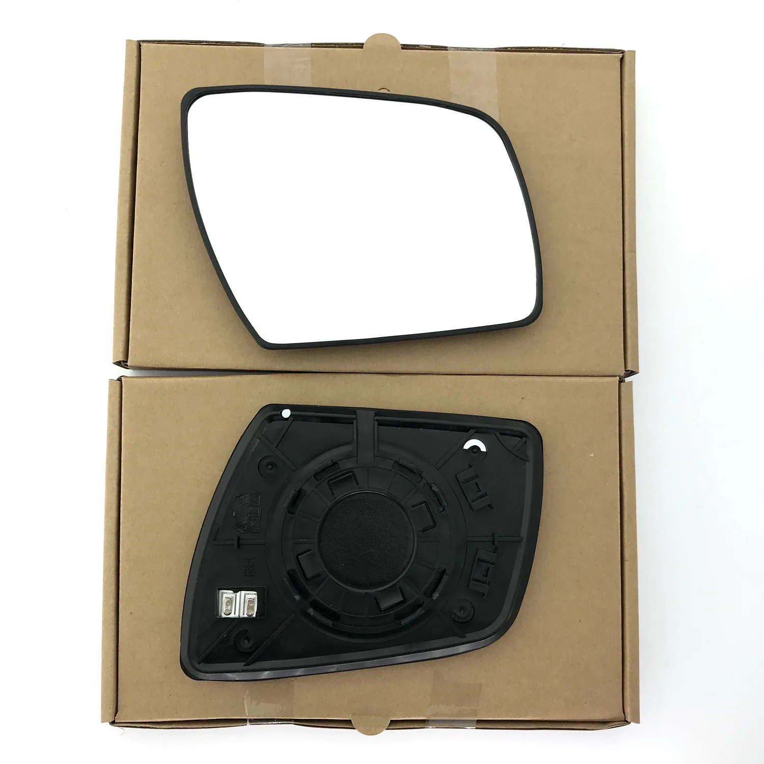 Clip on Wing Mirror Glass — Left Passenger Side
