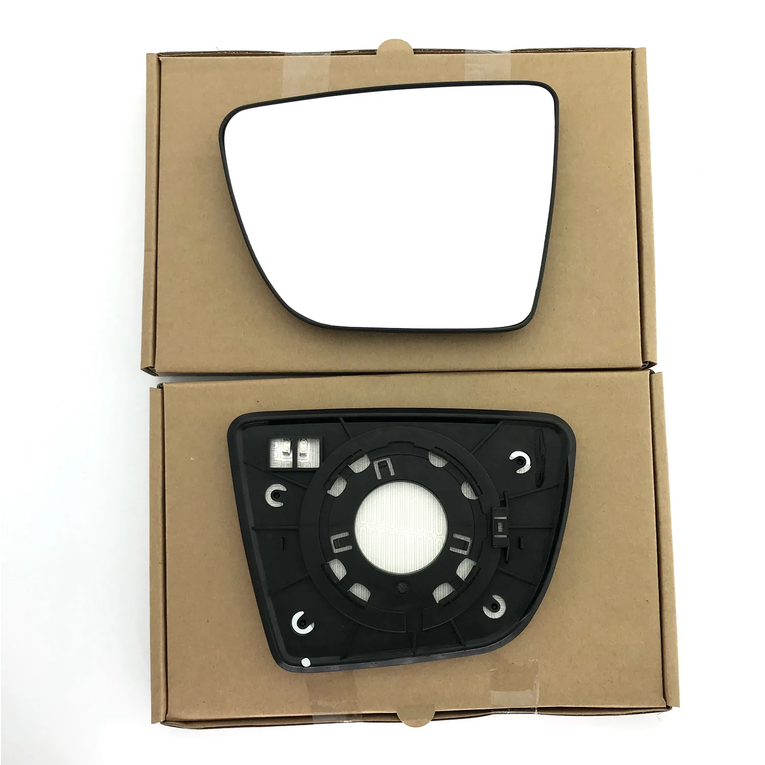 Clip on Wing Mirror Glass — Left Passenger Side