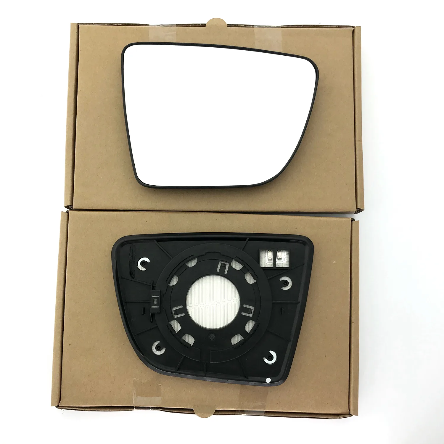 Clip on Wing Mirror Glass — Right Driver Side