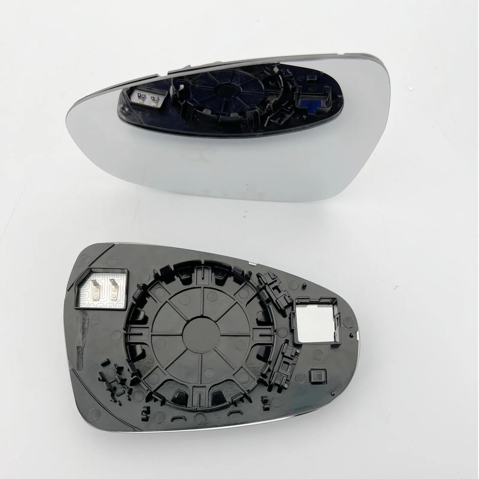 Kia Ceed Clip-on Wing Mirror Glass 2019 onwards — Heated, Convex — Left Passenger Side