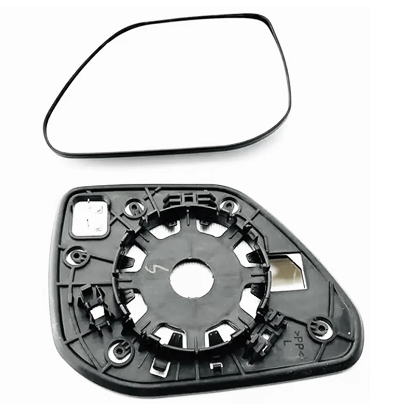 Clip on Wing Mirror Glass — Left Passenger Side