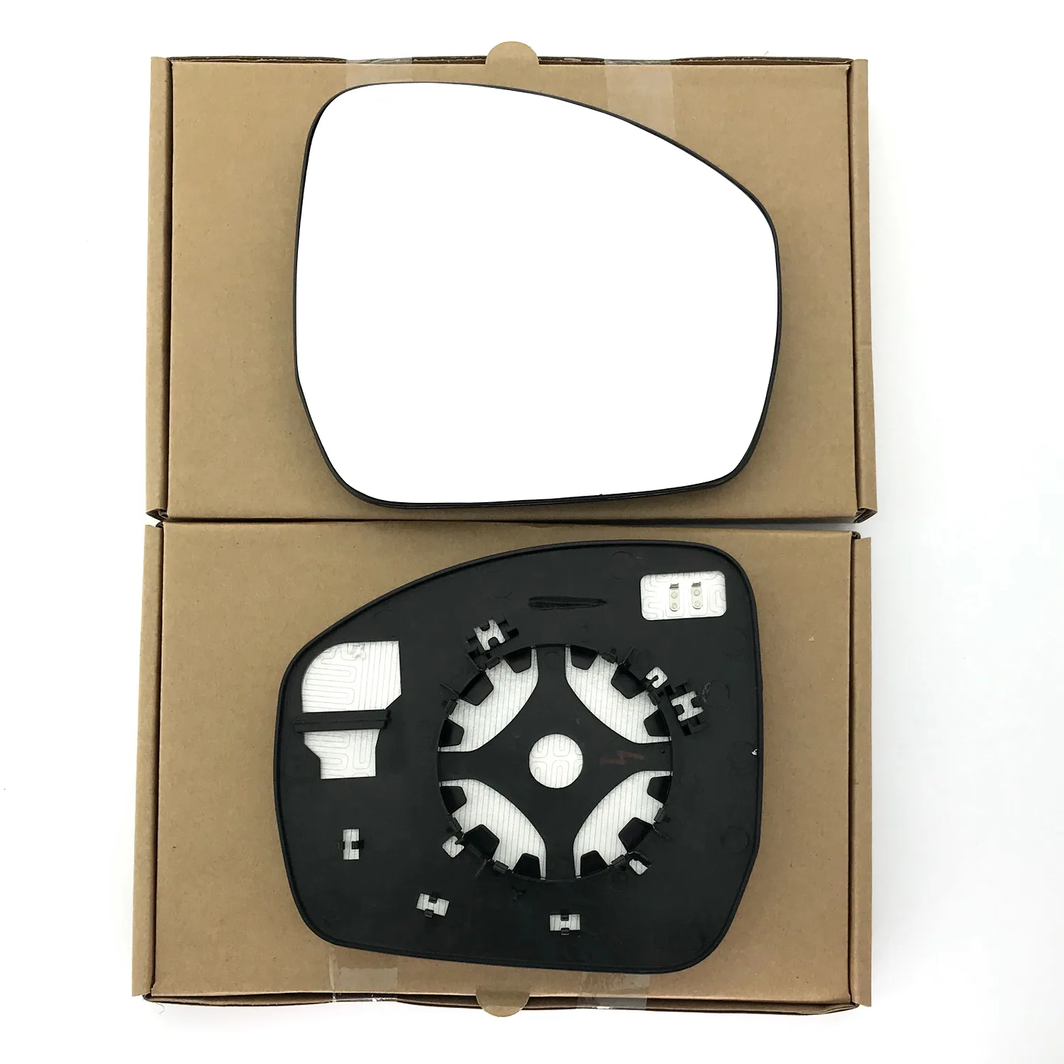 Skoda Kodiaq Clip-on Wing Mirror Glass 2016-2022 — Heated, Convex — Right Driver Side