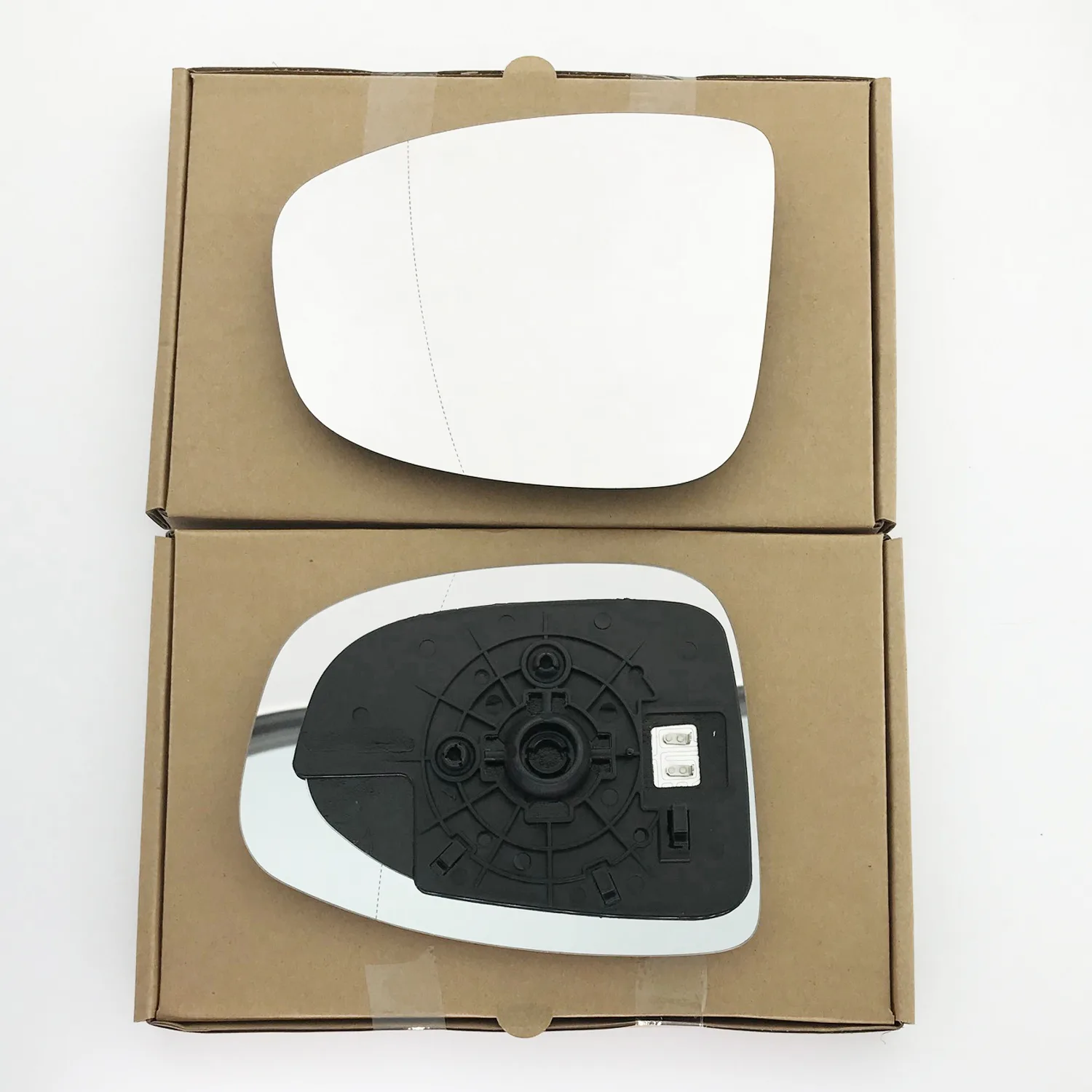 Clip on Wing Mirror Glass — Left Passenger Side