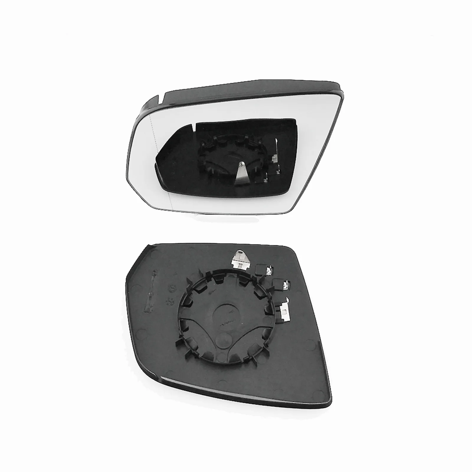Clip on Wing Mirror Glass — Left Passenger Side