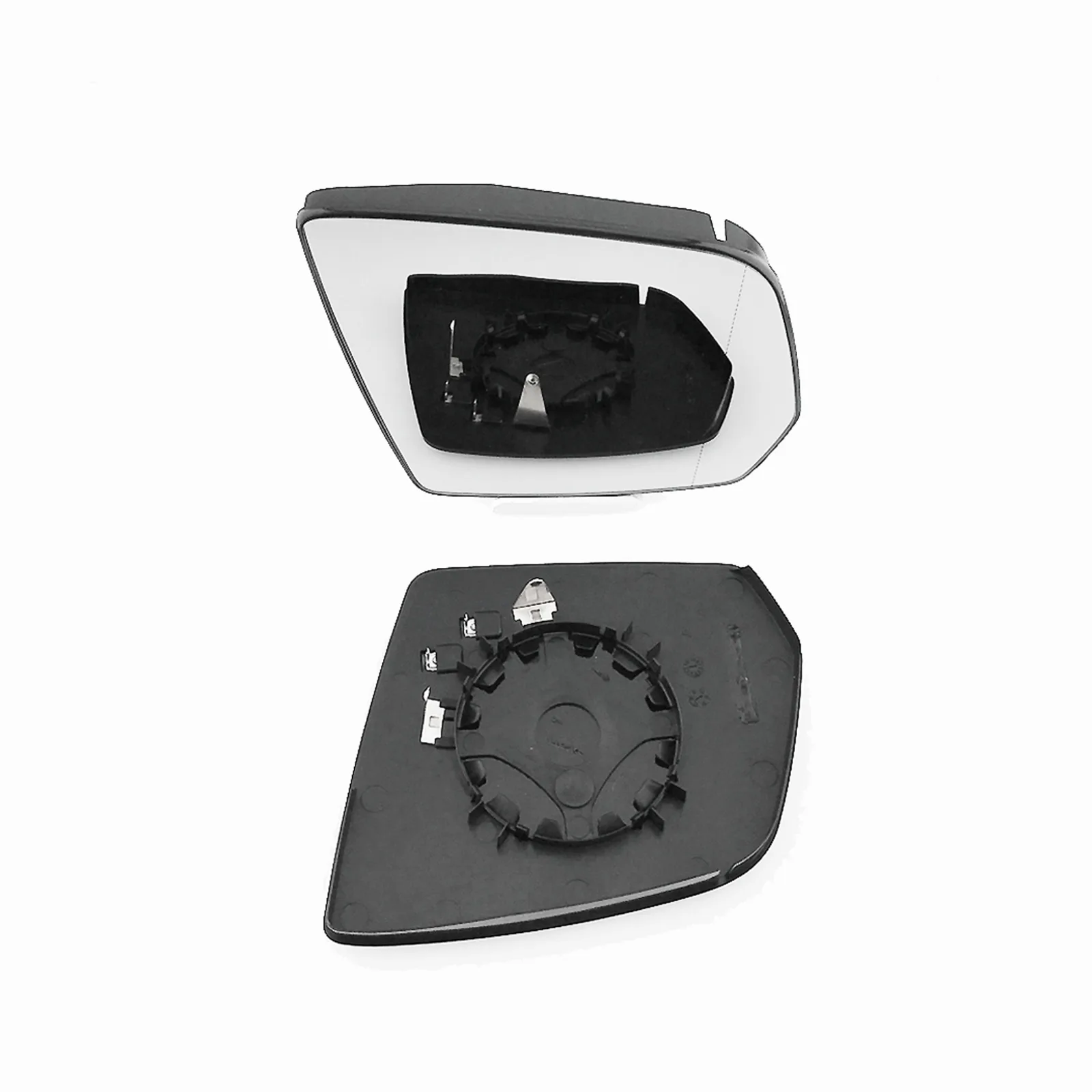Mercedes ML Clip-on Wing Mirror Glass 2005-2012 — Heated, Wide Angle — Right Driver Side