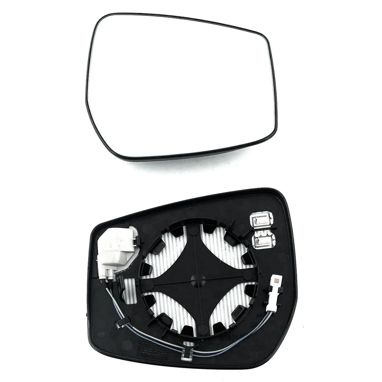 Clip on Wing Mirror Glass — Right Driver Side