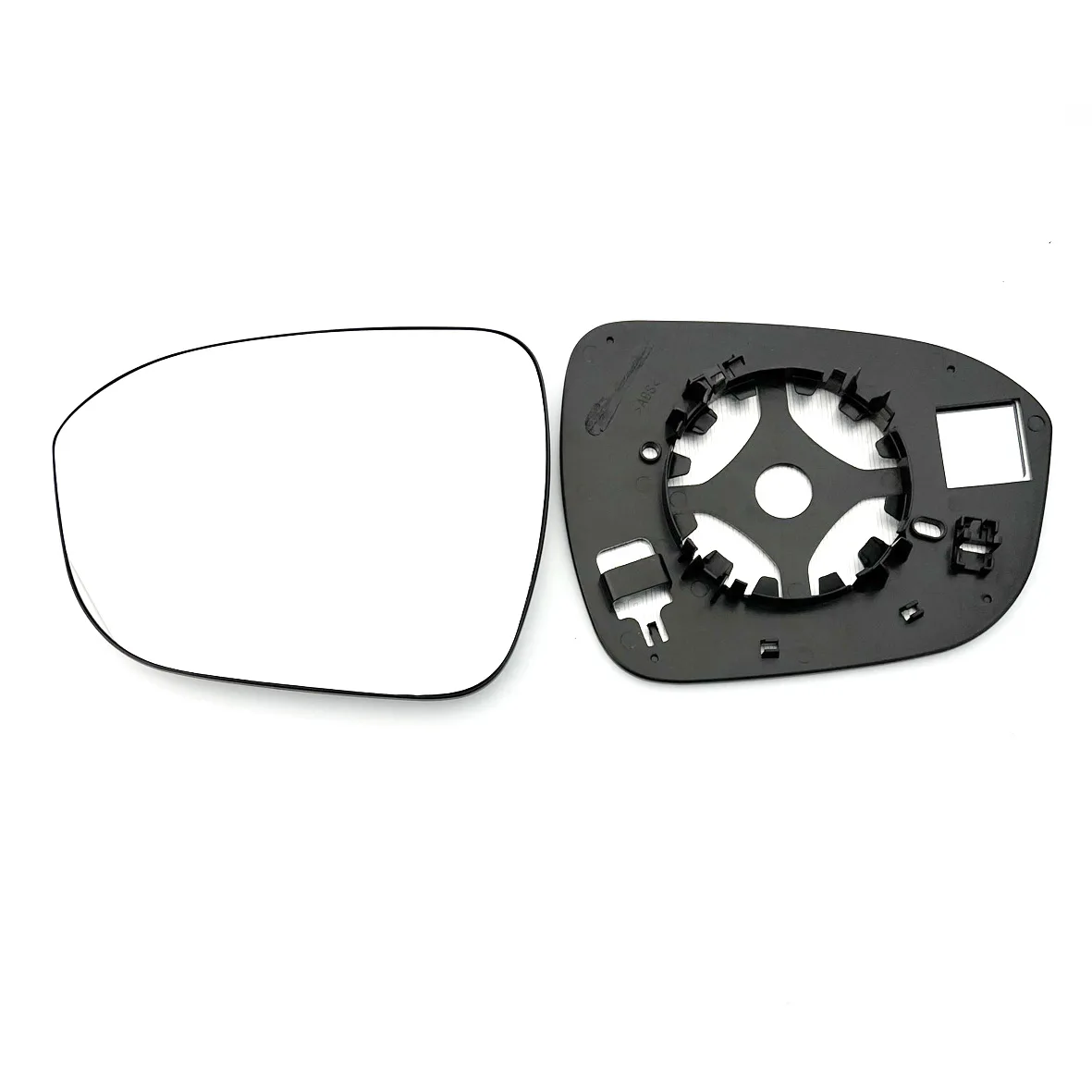 Clip on Wing Mirror Glass — Left Passenger Side