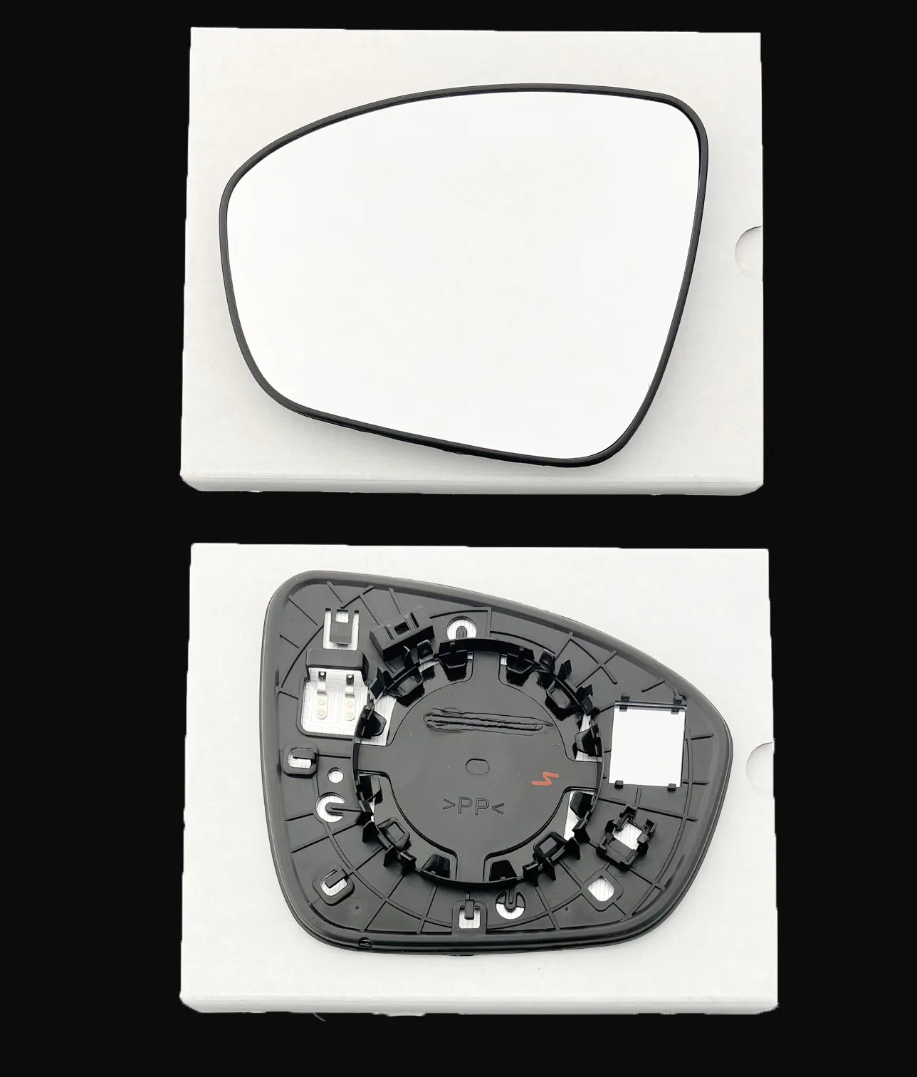 Renault Arkana Clip-on Wing Mirror Glass 2021 onwards — Heated, Convex — Left Passenger Side