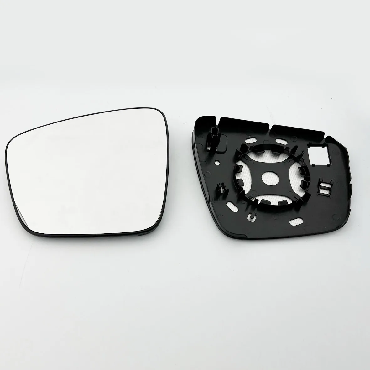 Clip on Wing Mirror Glass — Left Passenger Side