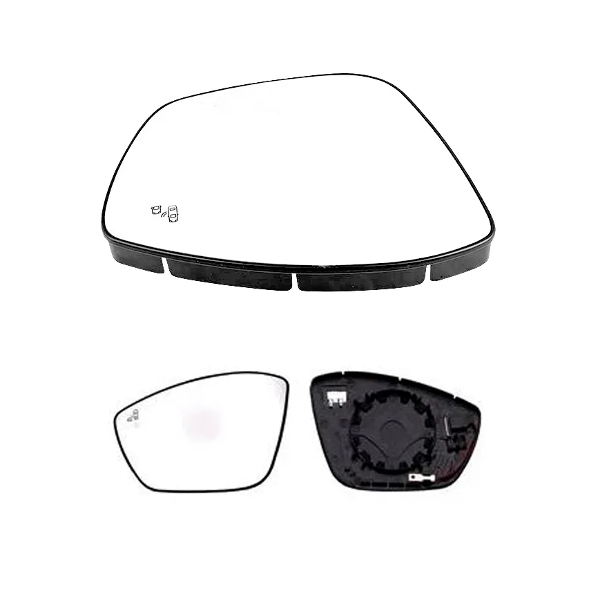 Peugeot 208 Clip-on Wing Mirror Glass 2012-2018 — Heated, Convex, Blind-Spot, Lane Assist — Left Passenger Side
