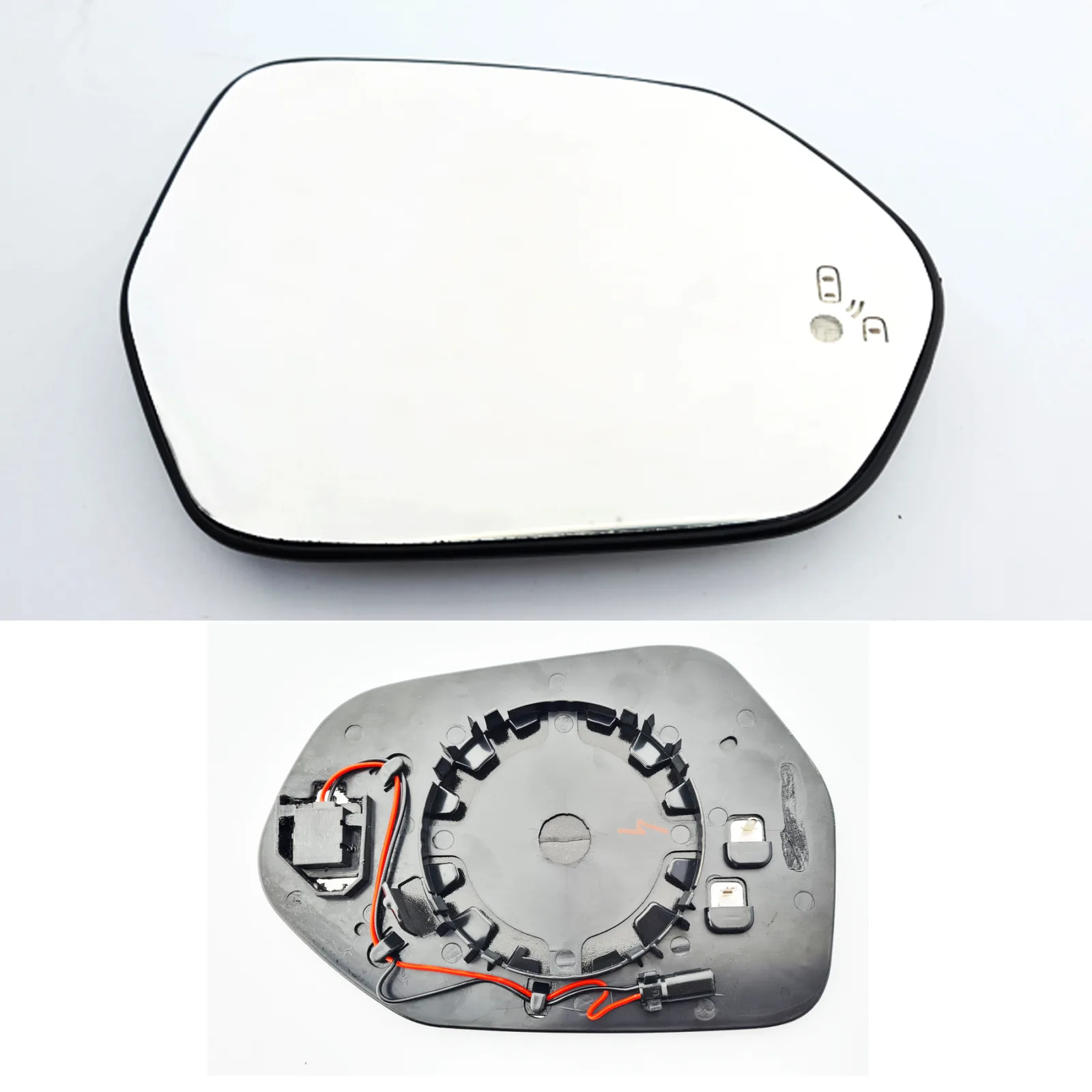 Toyota Corolla Clip-on Wing Mirror Glass 2017-2024 — Heated, Wide Angle, Blind-Spot — Right Driver Side