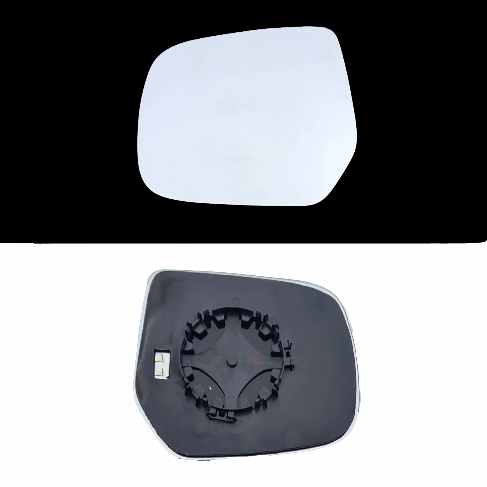 Clip on Wing Mirror Glass — Left Passenger Side