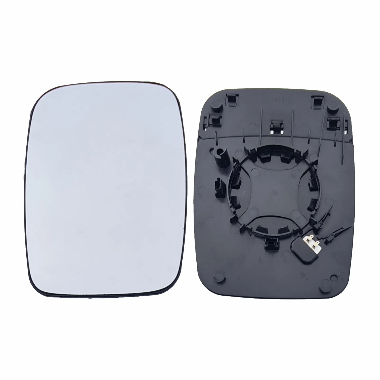 Clip on Wing Mirror Glass — Left Passenger Side