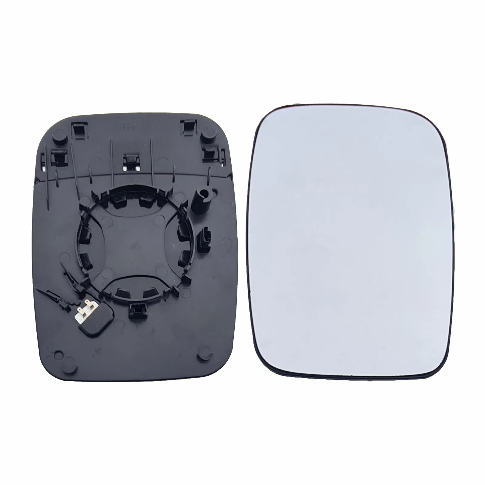Clip on Wing Mirror Glass — Right Driver Side