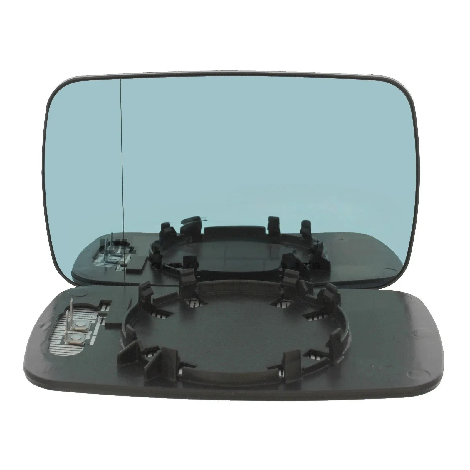 Clip on Wing Mirror Glass — Left Passenger Side