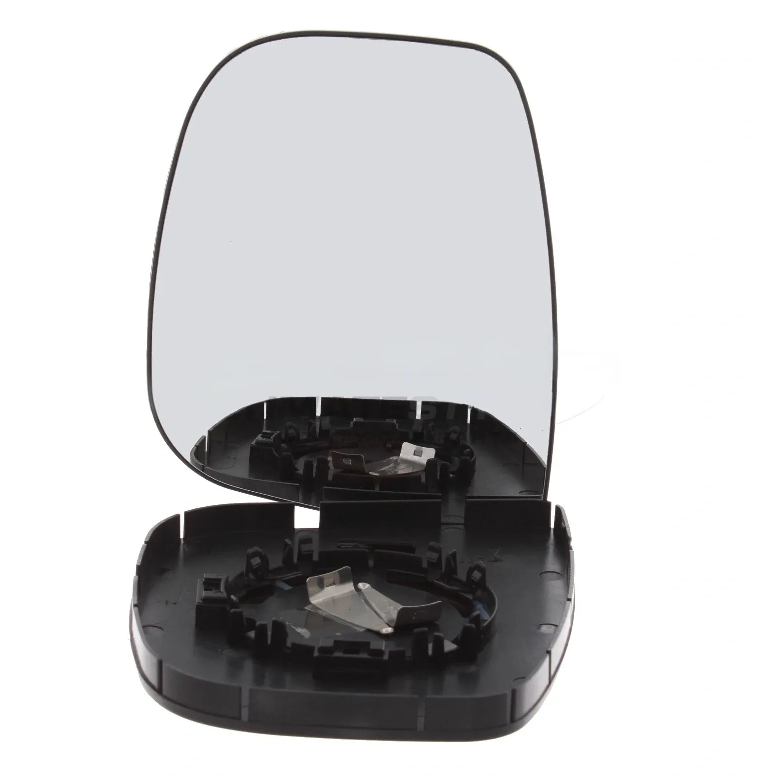 Citroen Dispatch Clip-on Wing Mirror Glass 2016-2025 — Non-heated, Convex, Chrome — Left Passenger Side