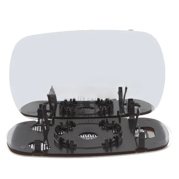 Fiat Doblo Clip-on Wing Mirror Glass 2000-2008 — Heated, Convex, Chrome — Pair (Left Passenger + Right Driver)