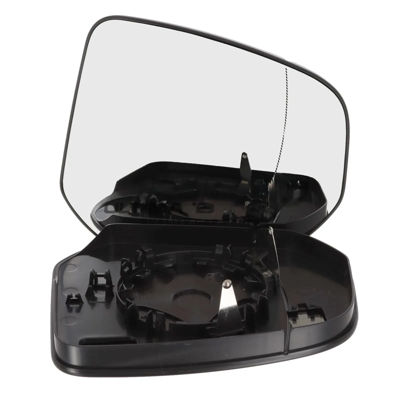 Ford Transit Tourneo Connect Clip-on Wing Mirror Glass 2019-2022 — Non-heated, Wide Angle, Chrome — Right Driver Side