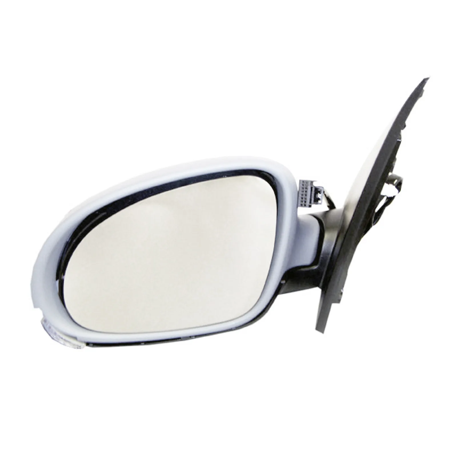 Volkswagen Golf Complete Wing Mirror Unit 2004-2008 — Electric, Heated, Manual Folding, Indicator, Primed Cover — Left Passenger Side